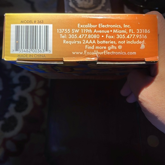 EXCALIBUR ELECTRONIC DRINKING BUDDY Handheld Pocket Game Model #363 Req 2”AAA” - Picture 5 of 5